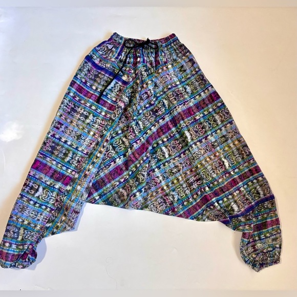 Boho Colorful Harem Style Pants - Picture 3 of 4